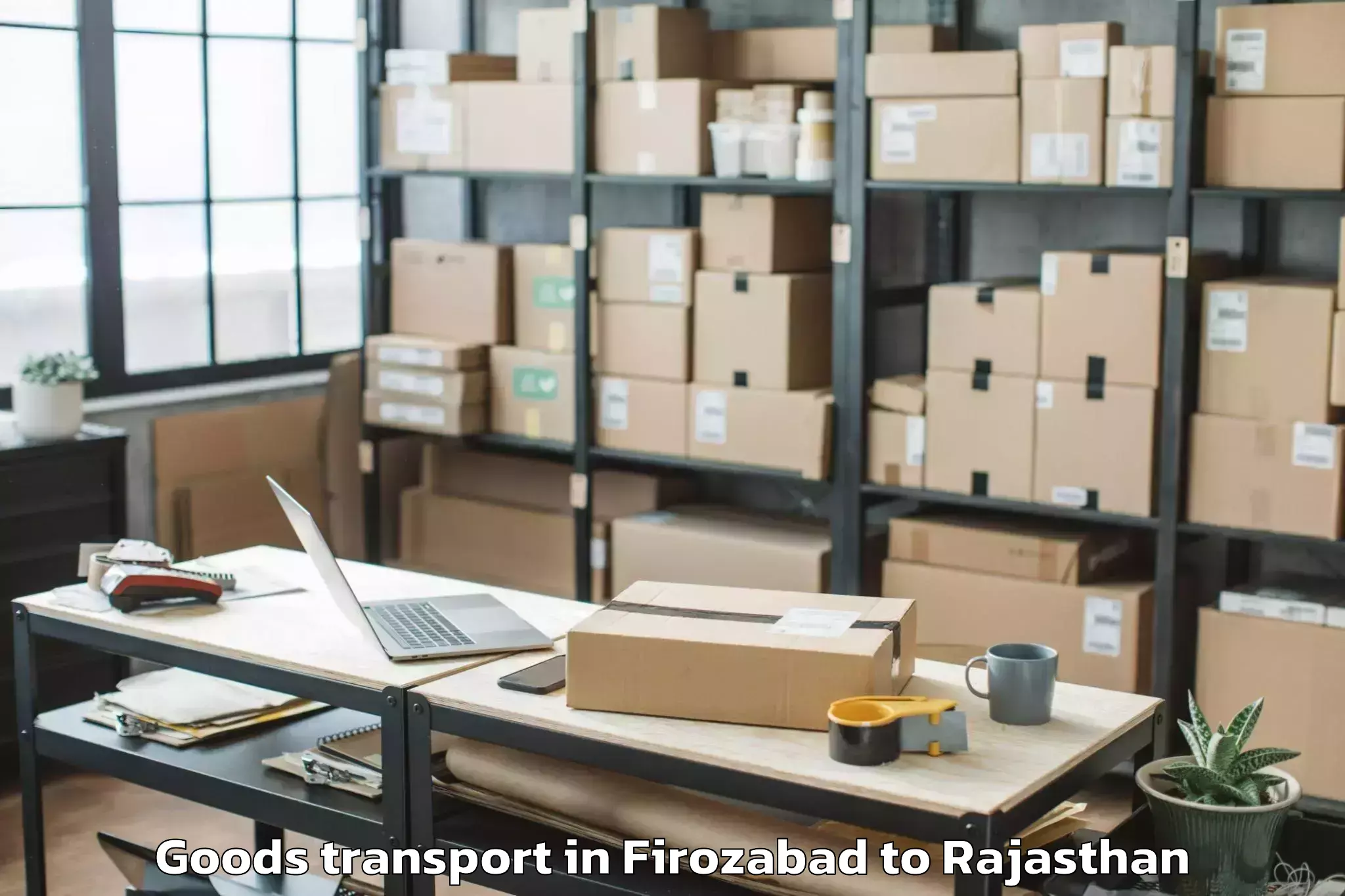 Reliable Firozabad to Bhadra Goods Transport